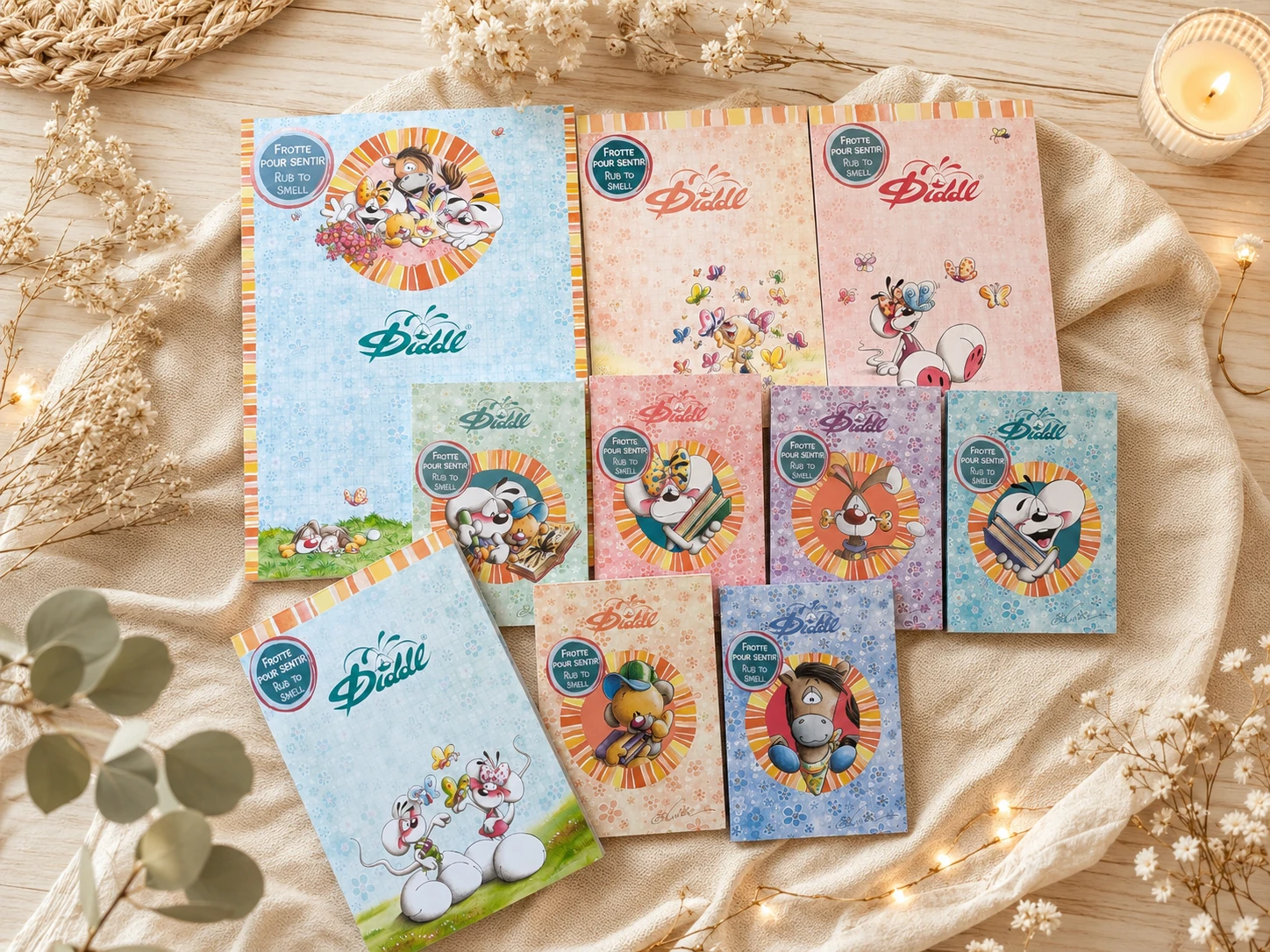 Lot feuilles Diddl Summer/ Backtoschool